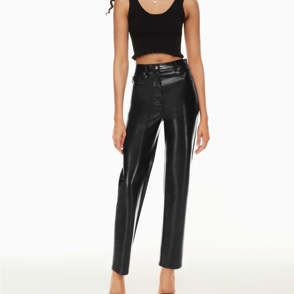 Aritzia Wilfred Melina Leather Pant